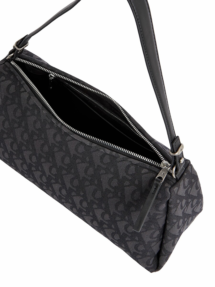 CALVIN KLEIN<br>Bolsa de ombro com alça e monograma