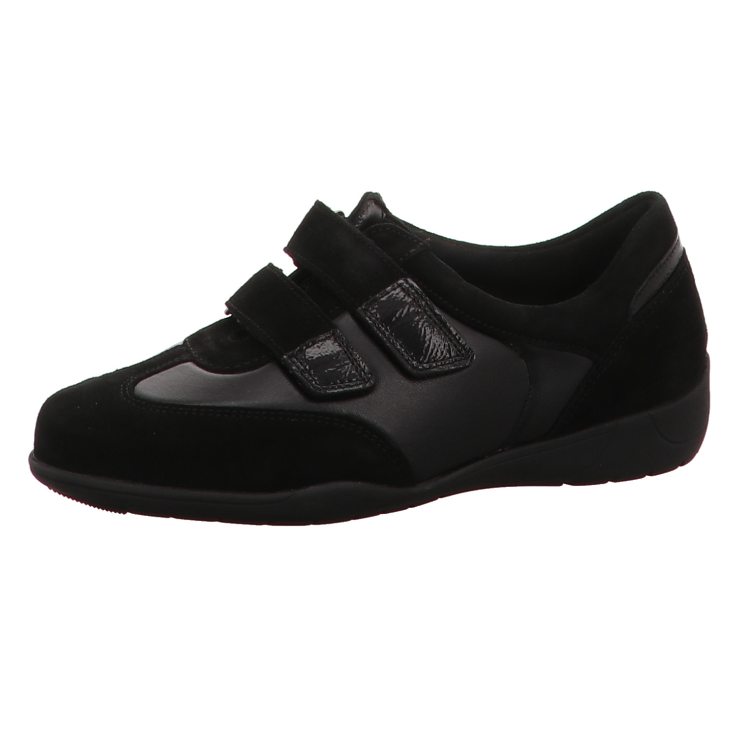 Waldläufer Halbschuh schwarz schwarz