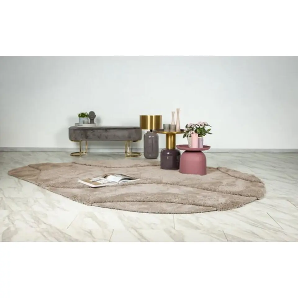 Lalee Milano Vloerkleed - Organische vorm - 200x290 cm beige