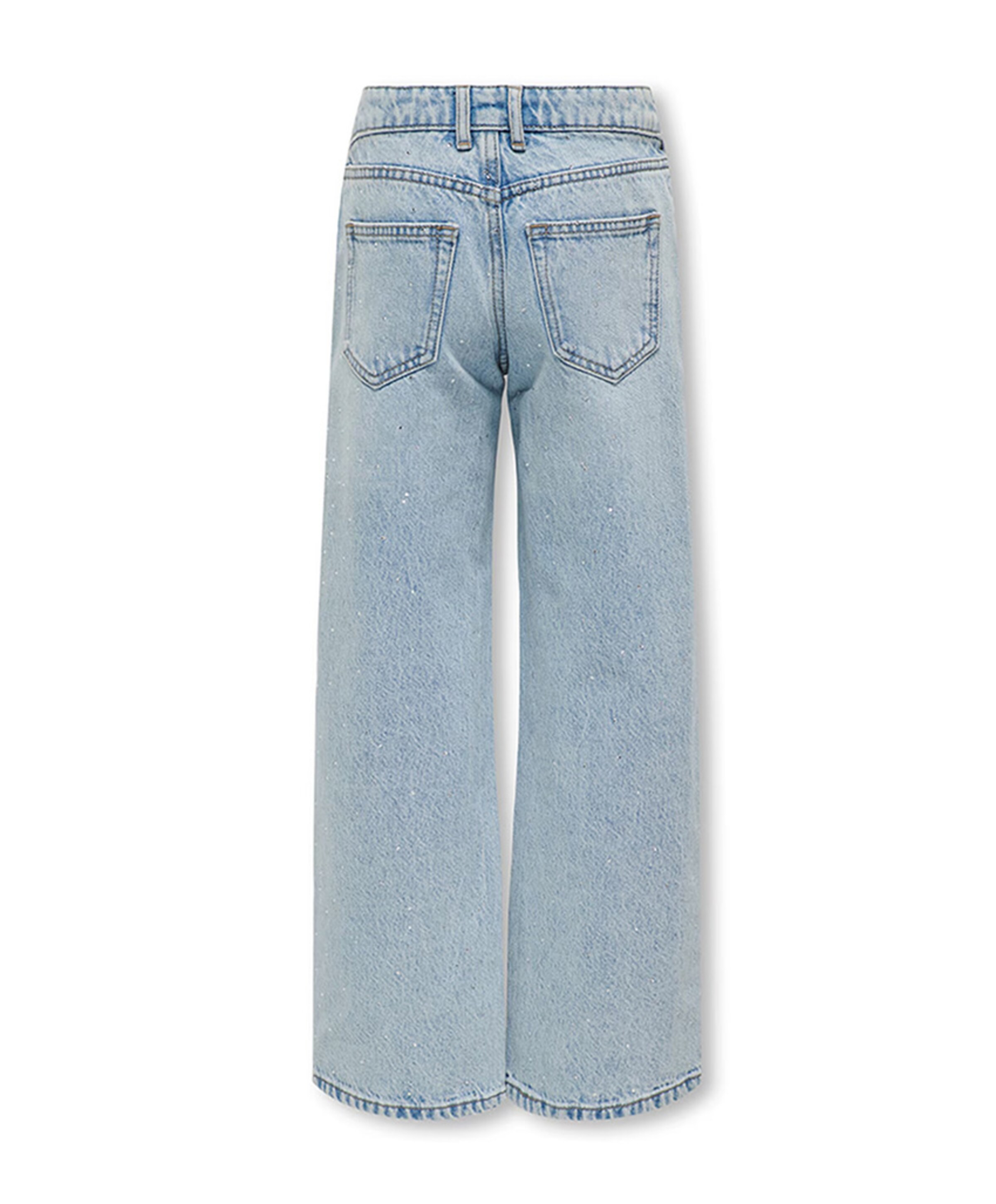 Only KOGCOBAIN RHINESTONE WIDE DNM AZG meisjes jeans blauw