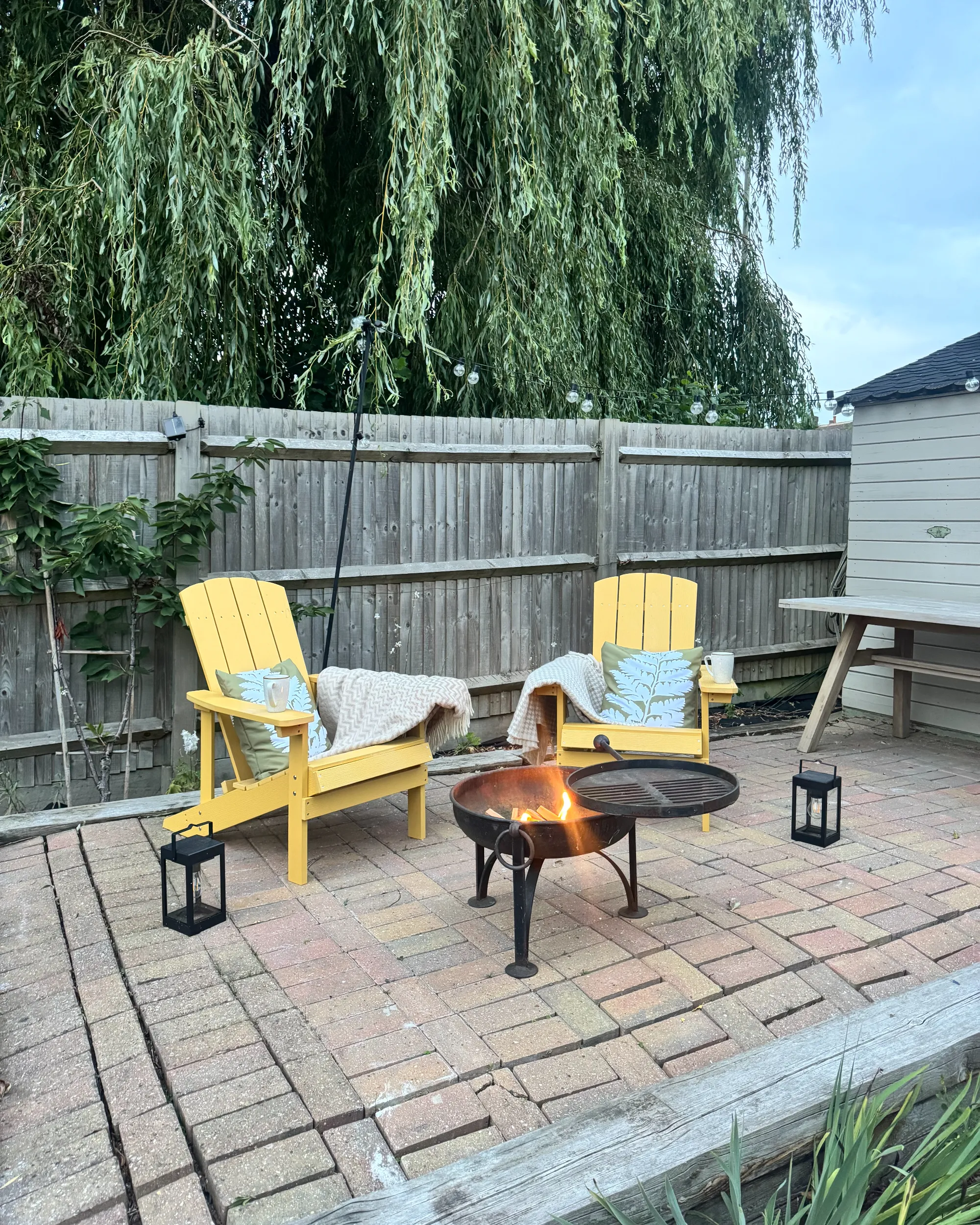 Tuinstoel ADIRONDACK Geel