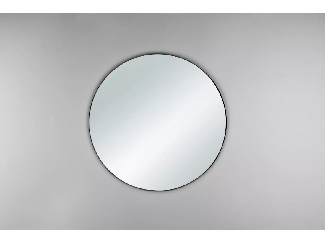 Mila - Miroir - Noir - Ø 50cm