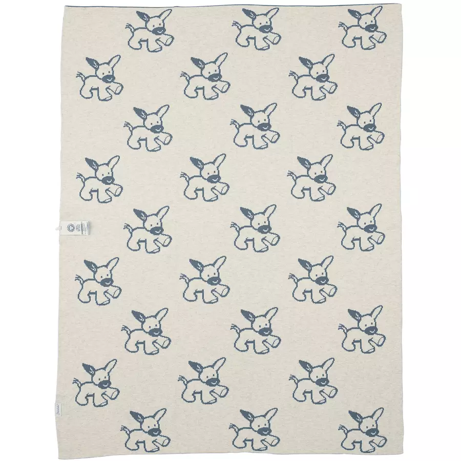 Sterntaler Schmusedecke Emmi graublau 100 x 80 cm
