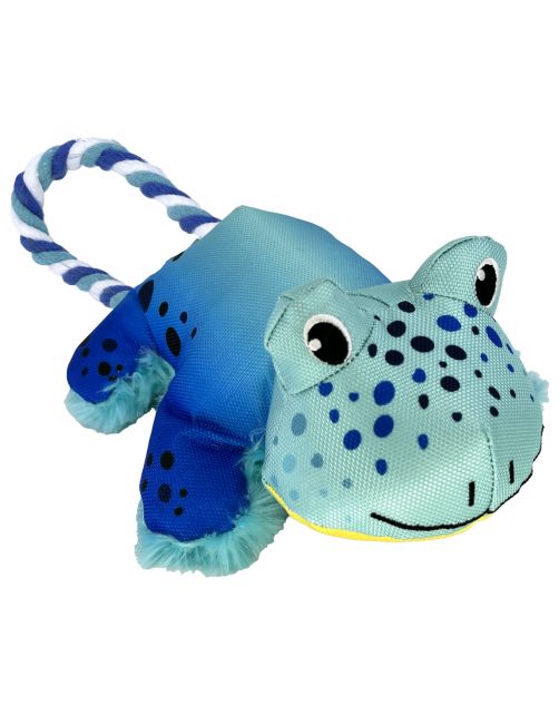Kong Cozie Tuggz Frog - Hondenspeelgoed - Sm\/M