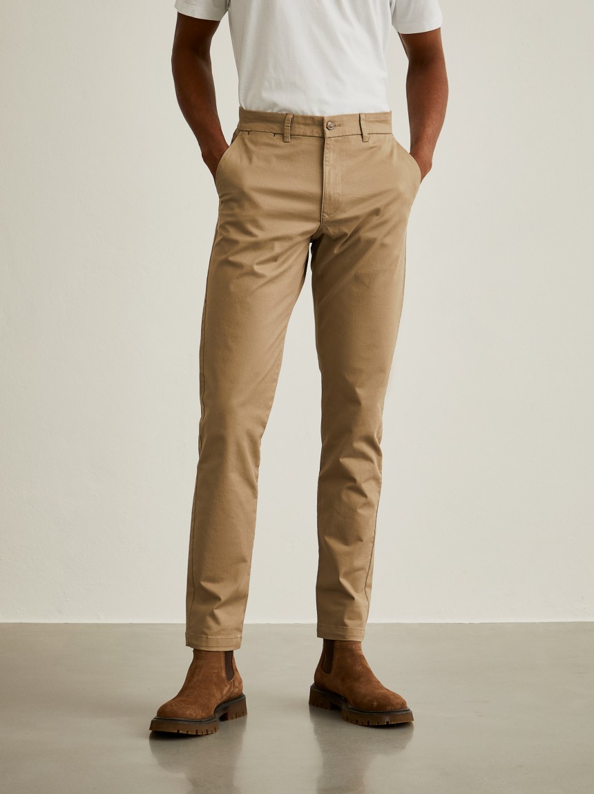 Calças chino slim fit
