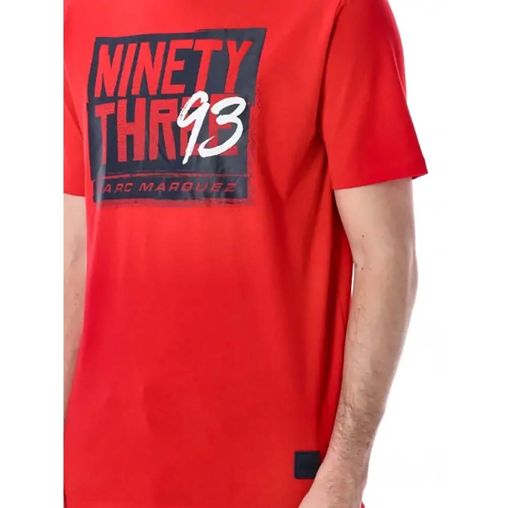 marc marquez - T-shirt Ninety Three 93 Rouge