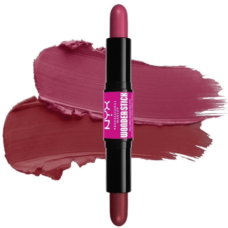 NYX Prof. Makeup Wonder Stick Dual-Ended Cream Blush Stick 8 gr. - 04 Deep Magenta + Ginger