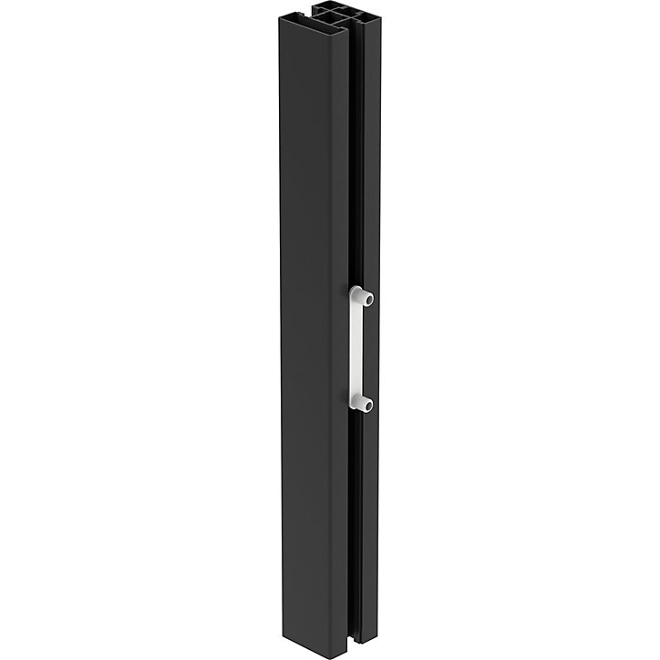 Extension poteau Alara noir h.37,5 cm