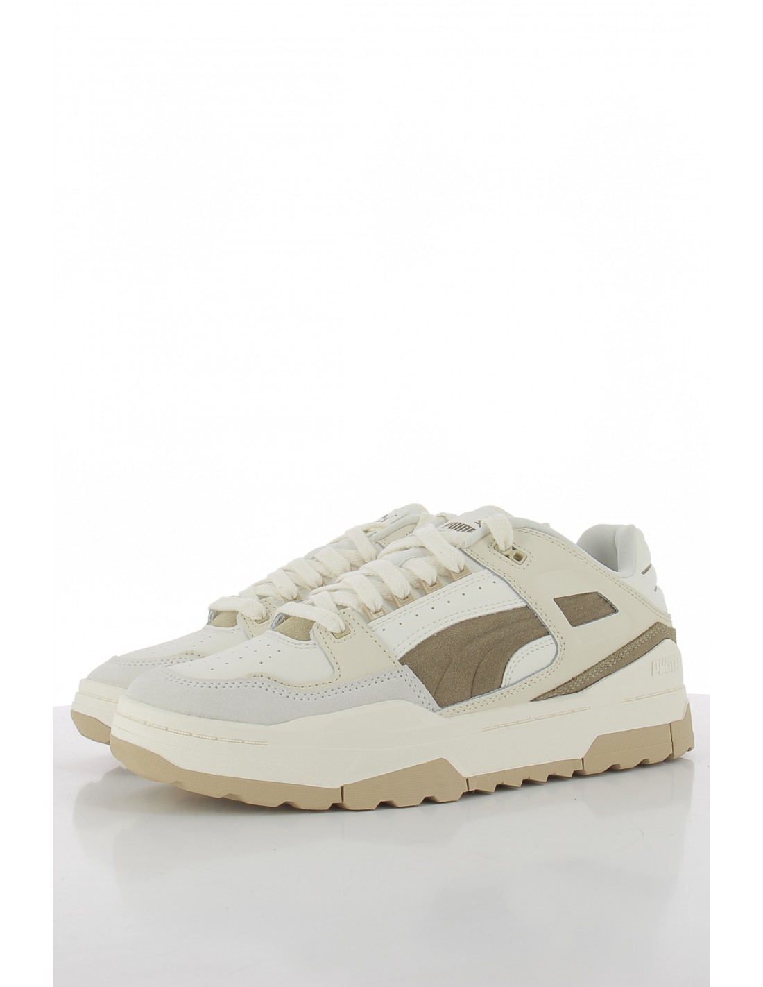 puma Sneakers Homme Slipstream Xtreme Nat Cuir Blanc/Marron