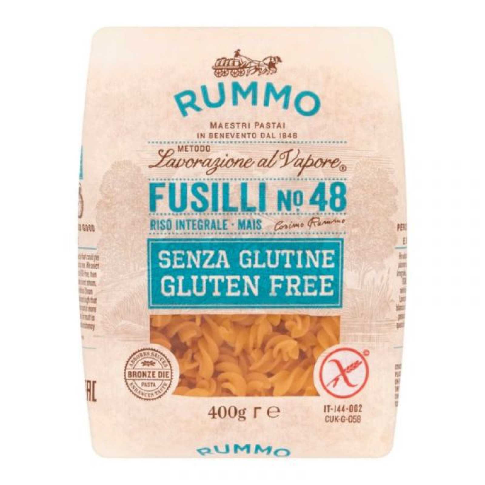 Rummo Arroz Integral Fusilli Massa Espiral 400g