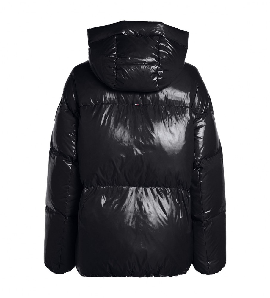 Jaqueta puffer Tommy Hilfiger New York Gloss azul marinho