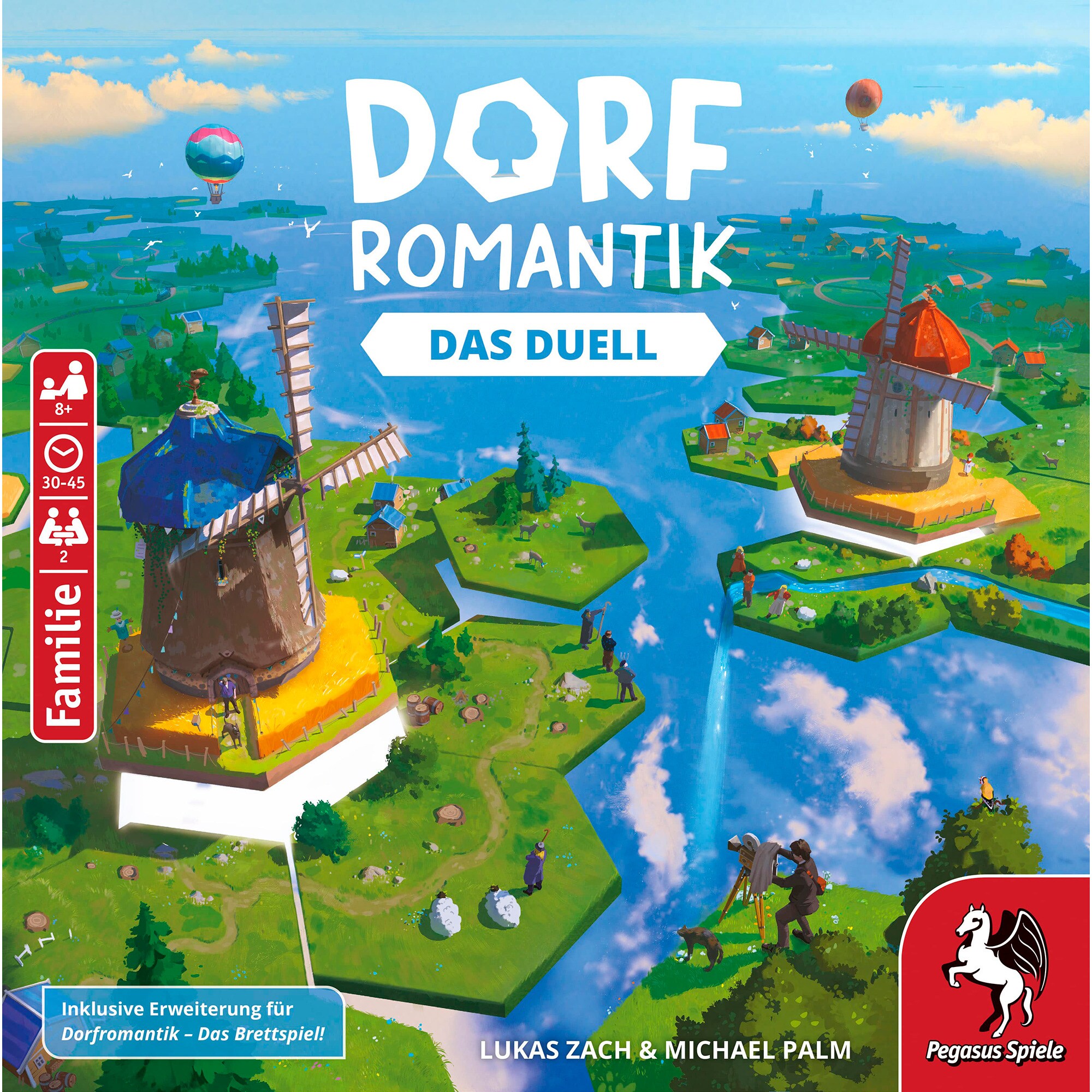 Pegasus Brettspiel Dorfromantik - Das Duell