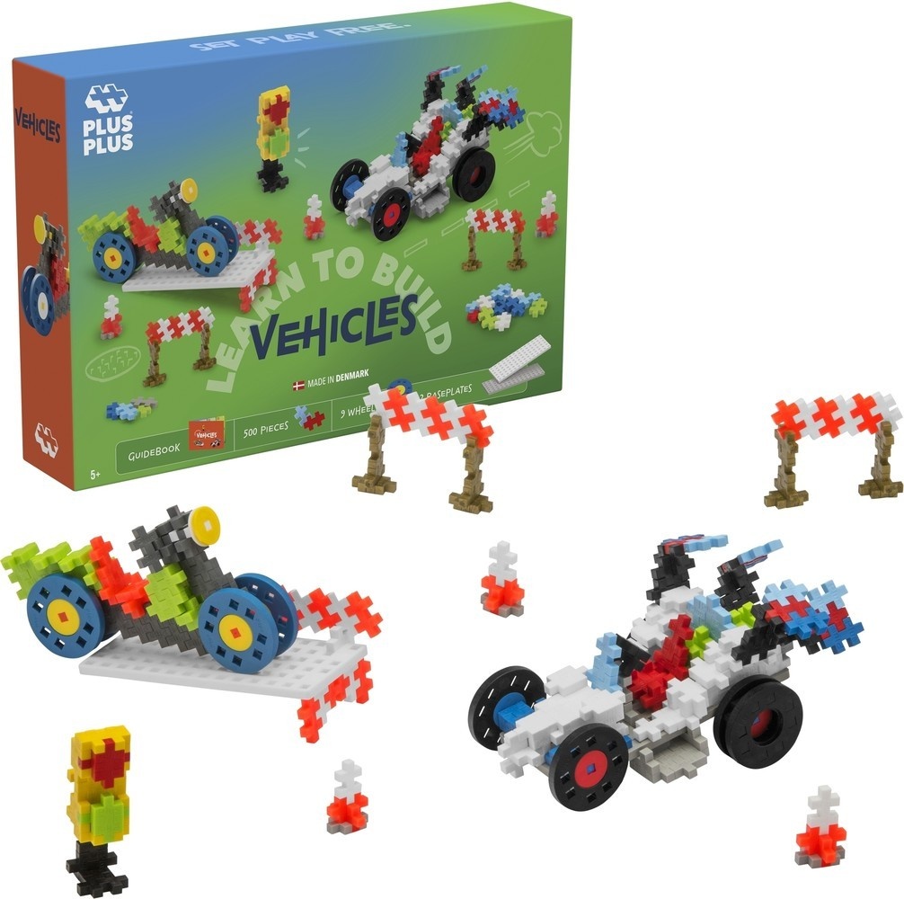 Plus Plus Learn to Build Voertuigen (500 stukjes)