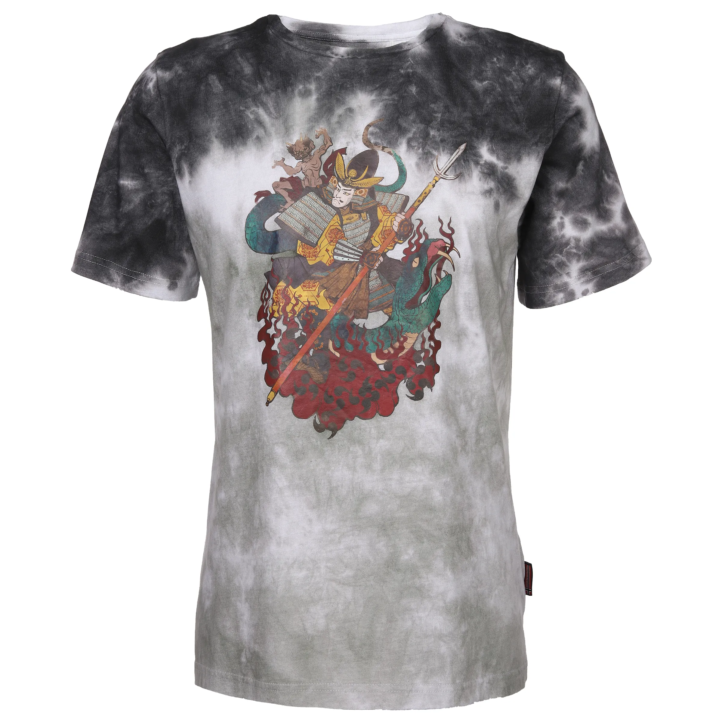 Herren Shirt im Batik Print mit coolem Motiv