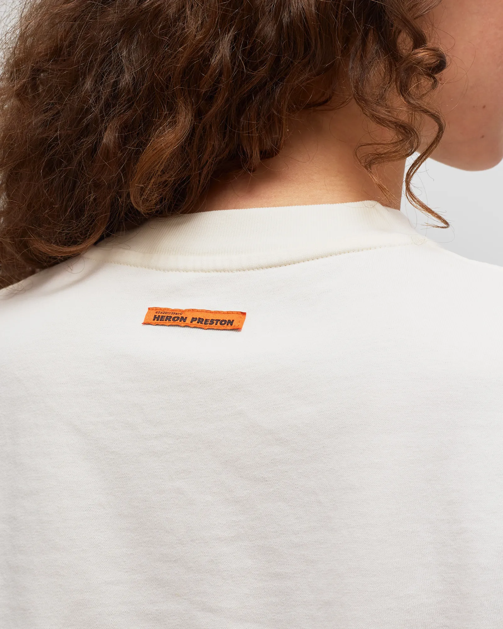 Heron Preston HPNY EMB CROP SS TEE