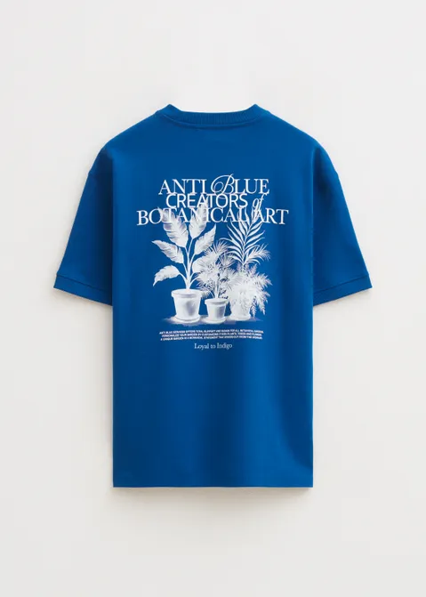 T-shirt met print creators blauw (BLW.RO)