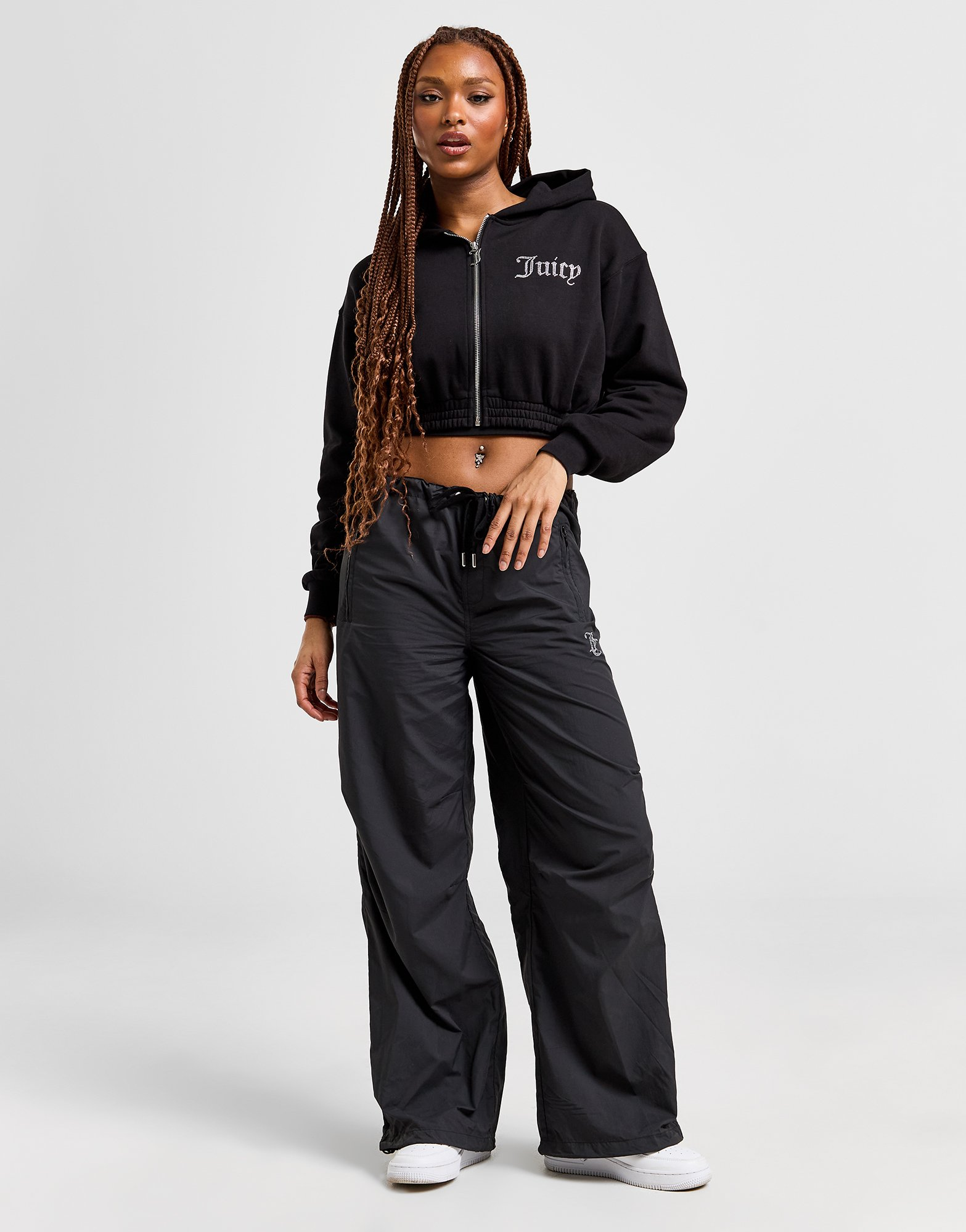JUICY COUTURE Sweat à Capuche Zippé Diamante Femme