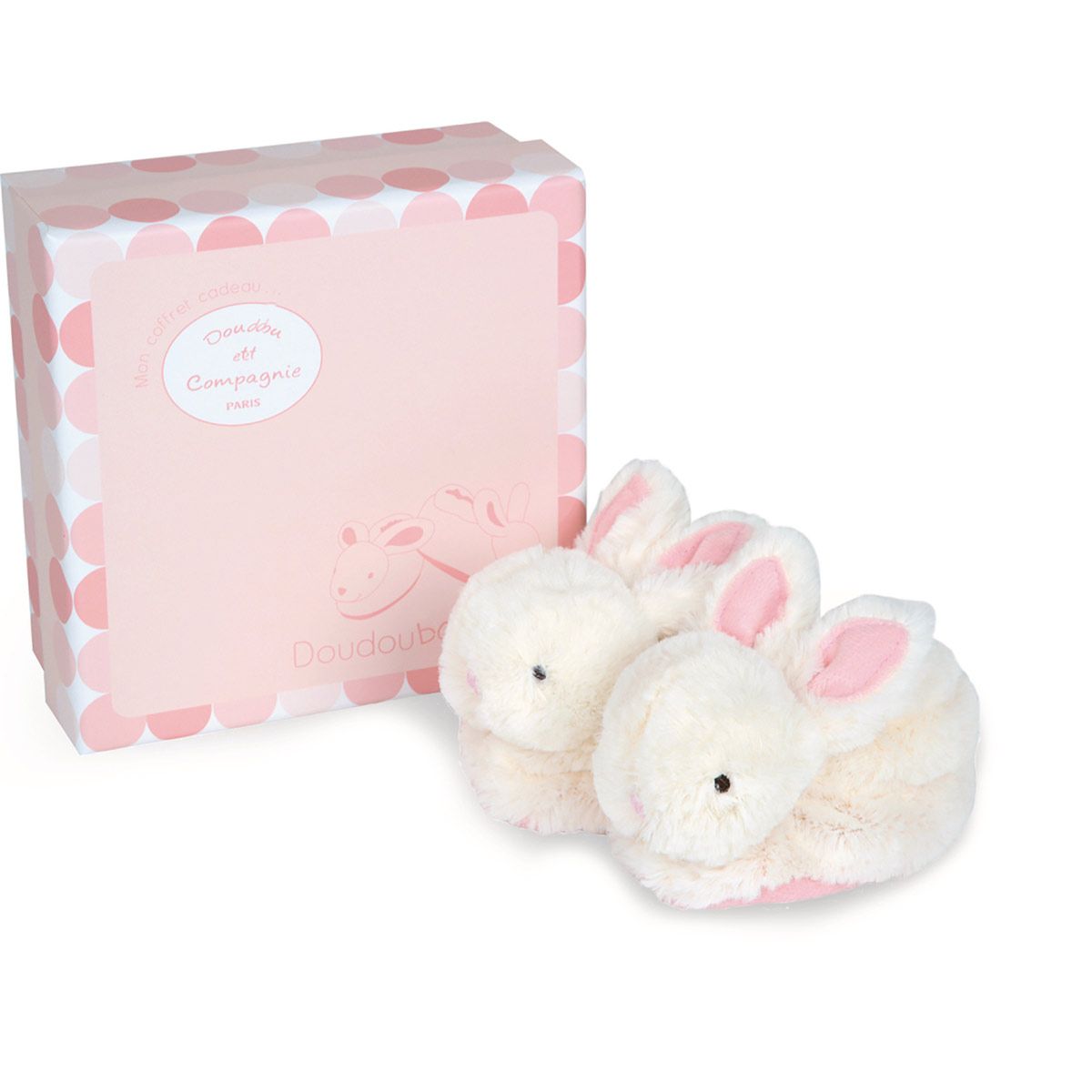 Coffret de chaussons Lapin Bonbon rose