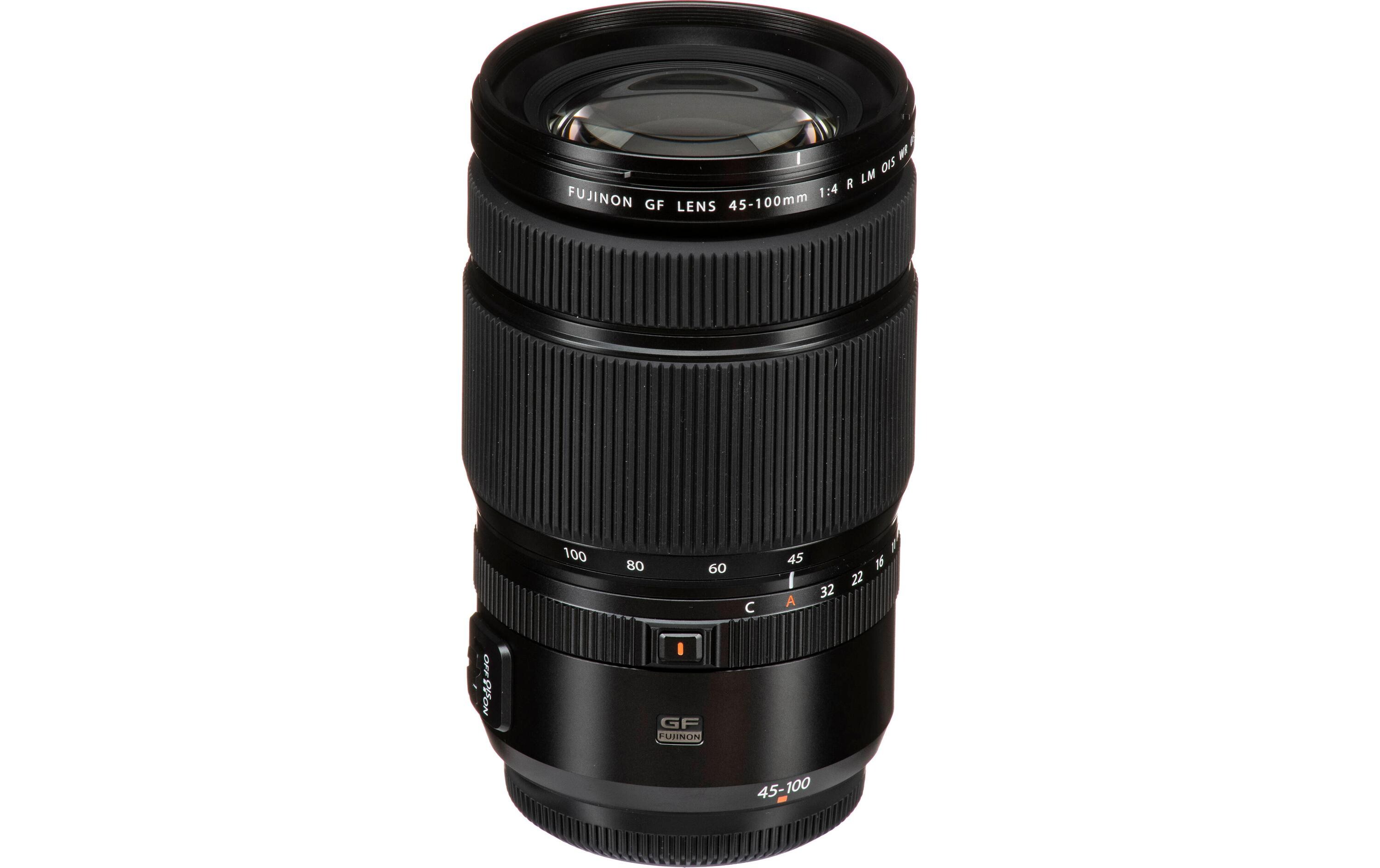 Zoomobjektiv GF 45-100mm F/4 R LM WR Fujifilm G-Mount<br>Vielseitig einsetzbares Standard-Zoomobjektiv