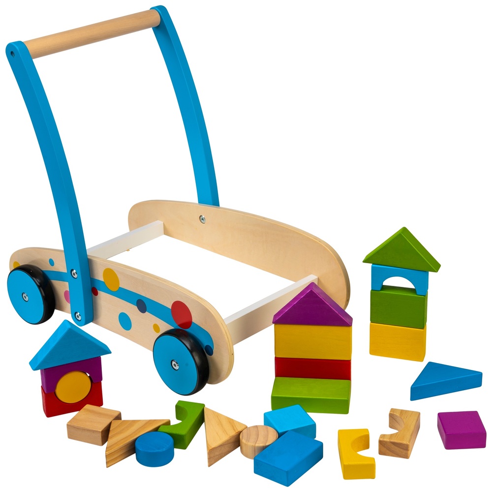 Eichhörnchen-Spielzeug-Lauflernhilfe aus Holz