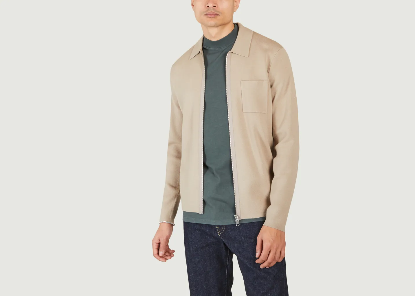 Cardigan léger zippé Guna X Samsoe Samsoe