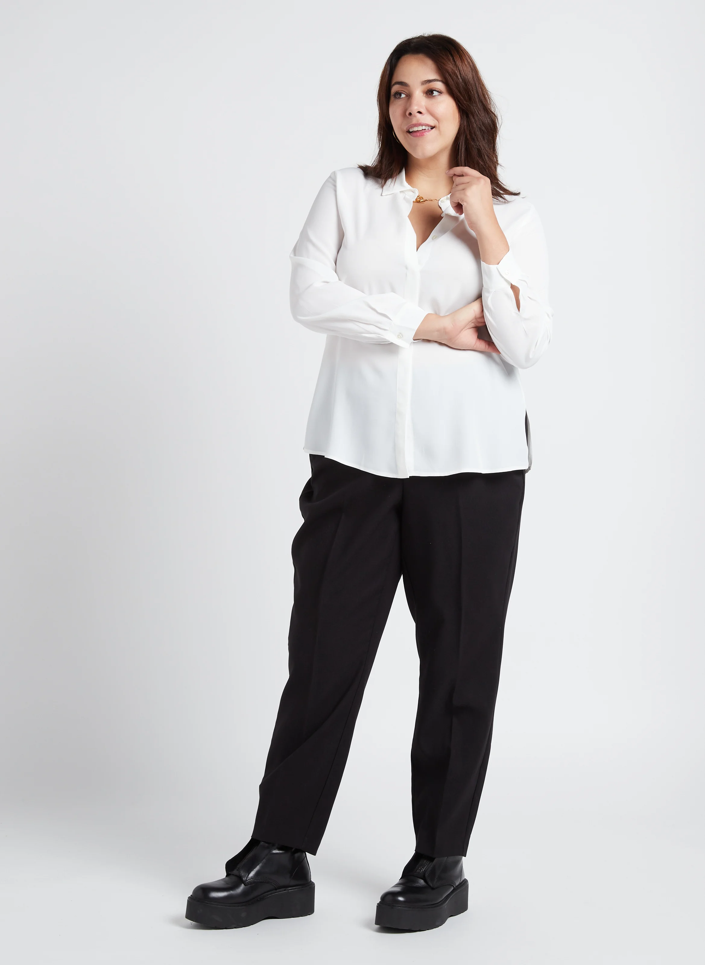 BETTY - Chemise col classique| Blanc