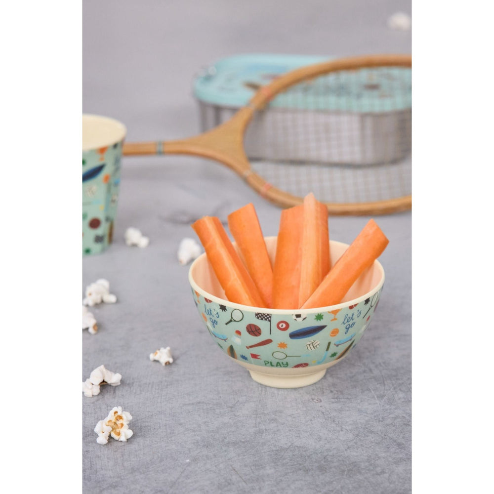 Køb Rice Sports Print Melamine Skål Small 300 Ml