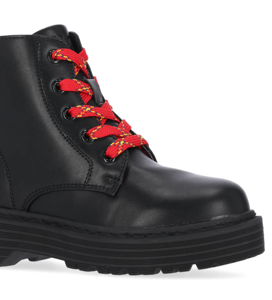 Chika10 Botas Suíças Infantis Tamanho 10 Pretas
