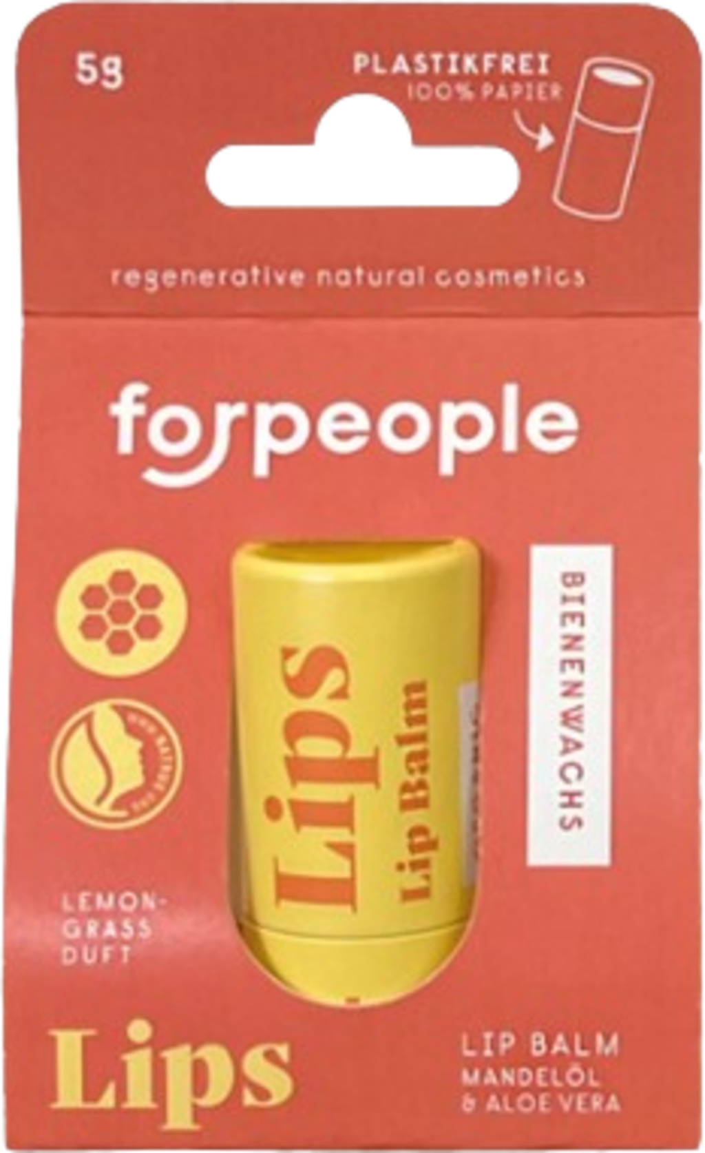 forpeople  Lips Lipbalm, 5 g