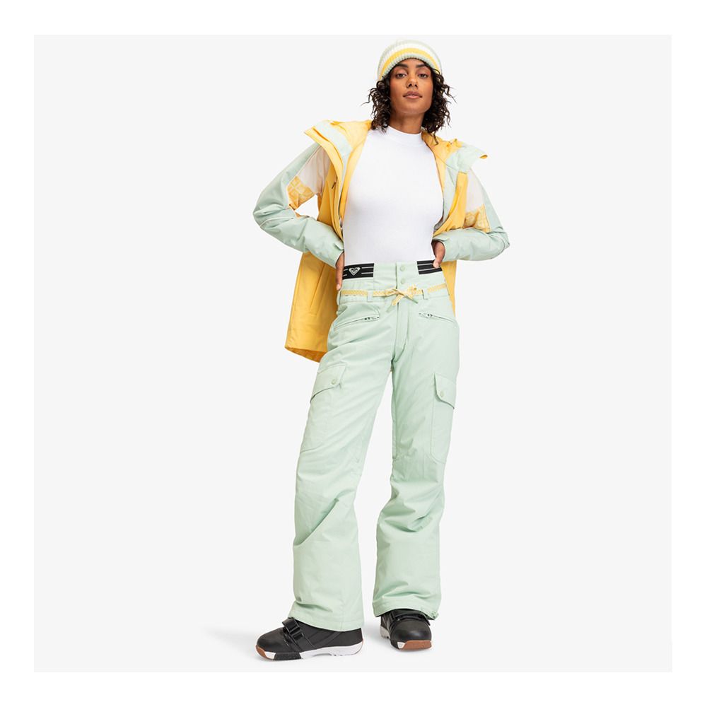 Roxy PASSIVE LINES - Pantalon ski Femme cameo green