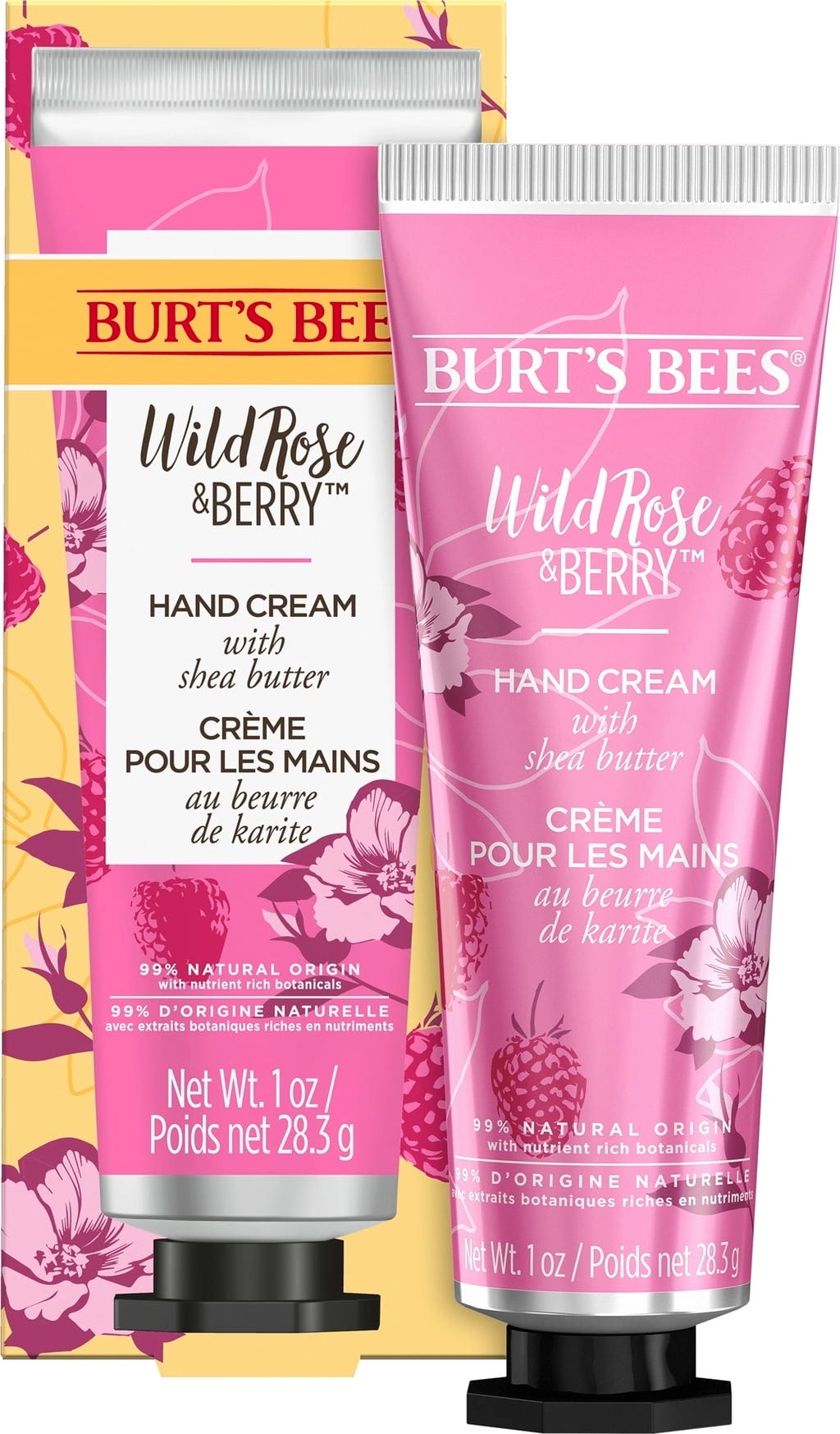 Burt's Bees  Hand Cream, Wild Rose & Berry (28,30 g)