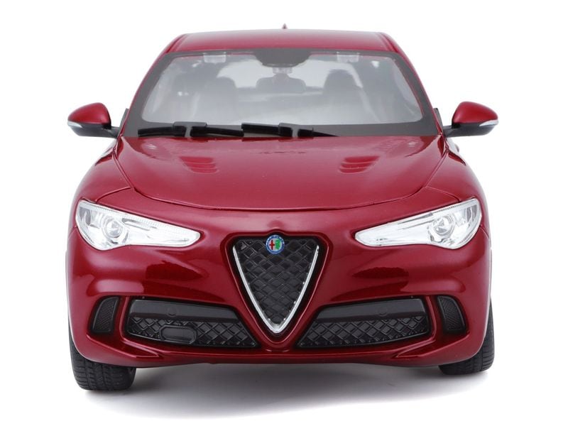 BBurago Alfa Romeo Stelvio Rot 1:24 Sammlermodell im Massstab 1:24