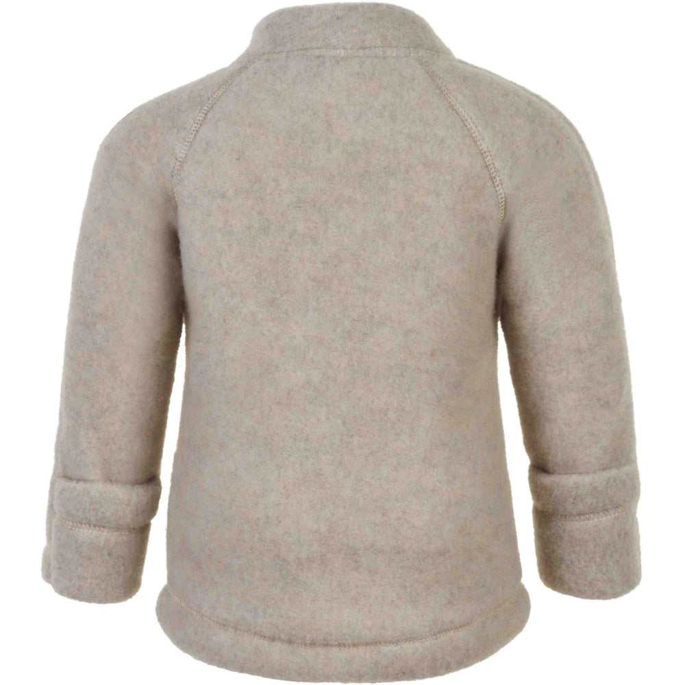 Køb Mikk-Line Melange Offwhite Uld Baby Jakke