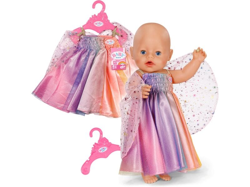 Baby Born Puppenkleidung Regenbogen Kleid Puppenbekleidung