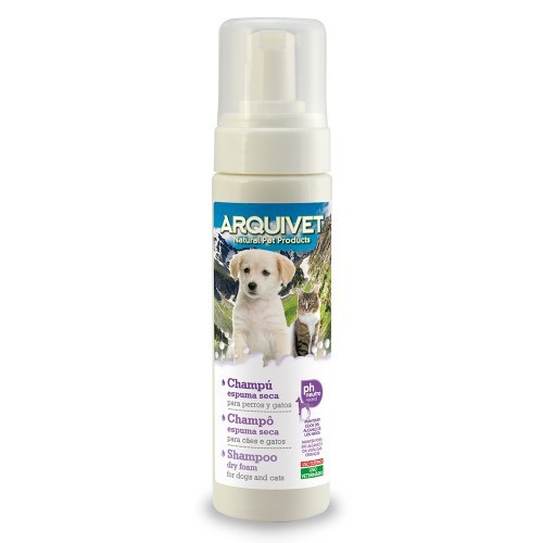Shampoo em espuma seca para cães, aroma neutro