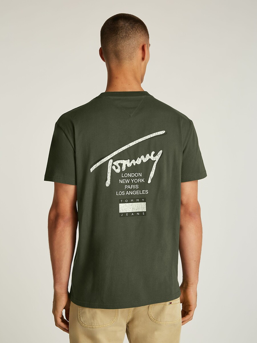 TOMMY JEANS<br>Camiseta de gola redonda exclusiva