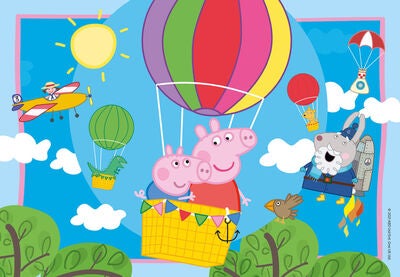 Ravensburger Puslespill Peppa Gris 2x12 Biter