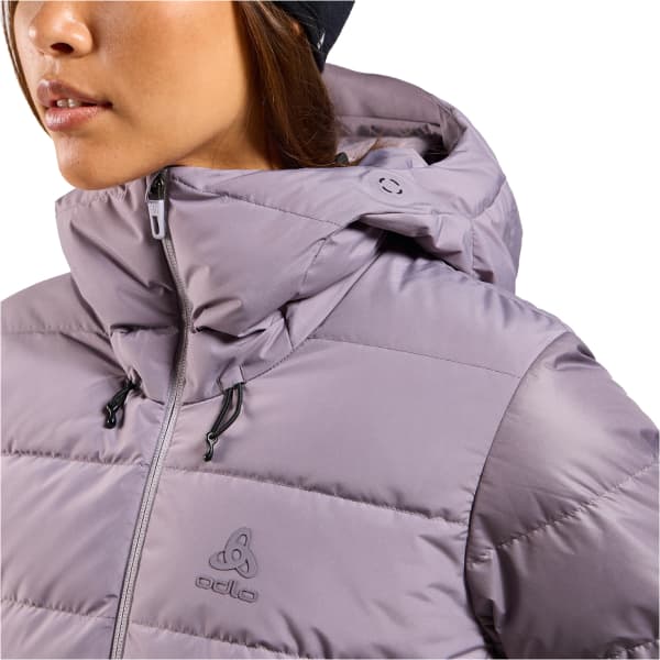 Doudoune randonnée ODLO INS SEVERIN N-THERMIC HOOD JACKET GRAY RIDGE