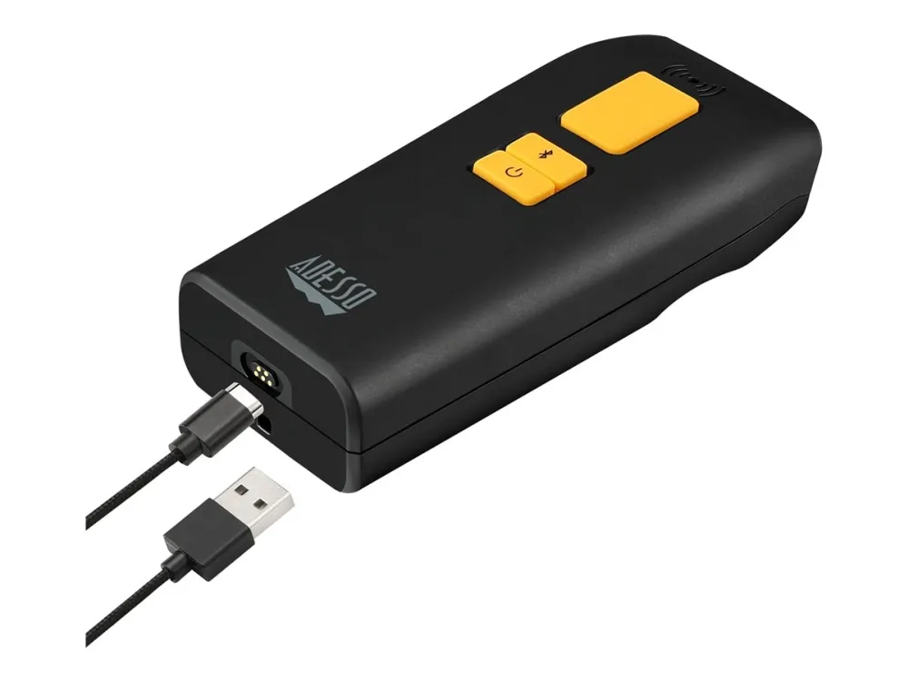 Adesso NuScan 3500TB - Stregkodescanner - bærbar - afkodet - Bluetooth 4.0