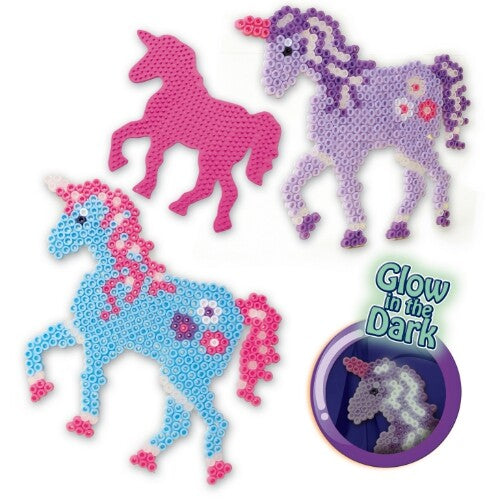 Ses creative strijkkralen glow-in-the-dark eenhoorns