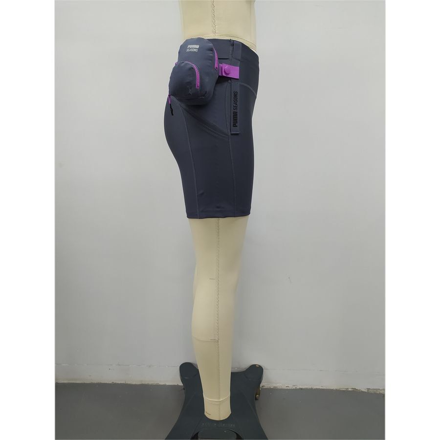 W SEASONS Trail RUN SHORT TIGHT Galactic Gray