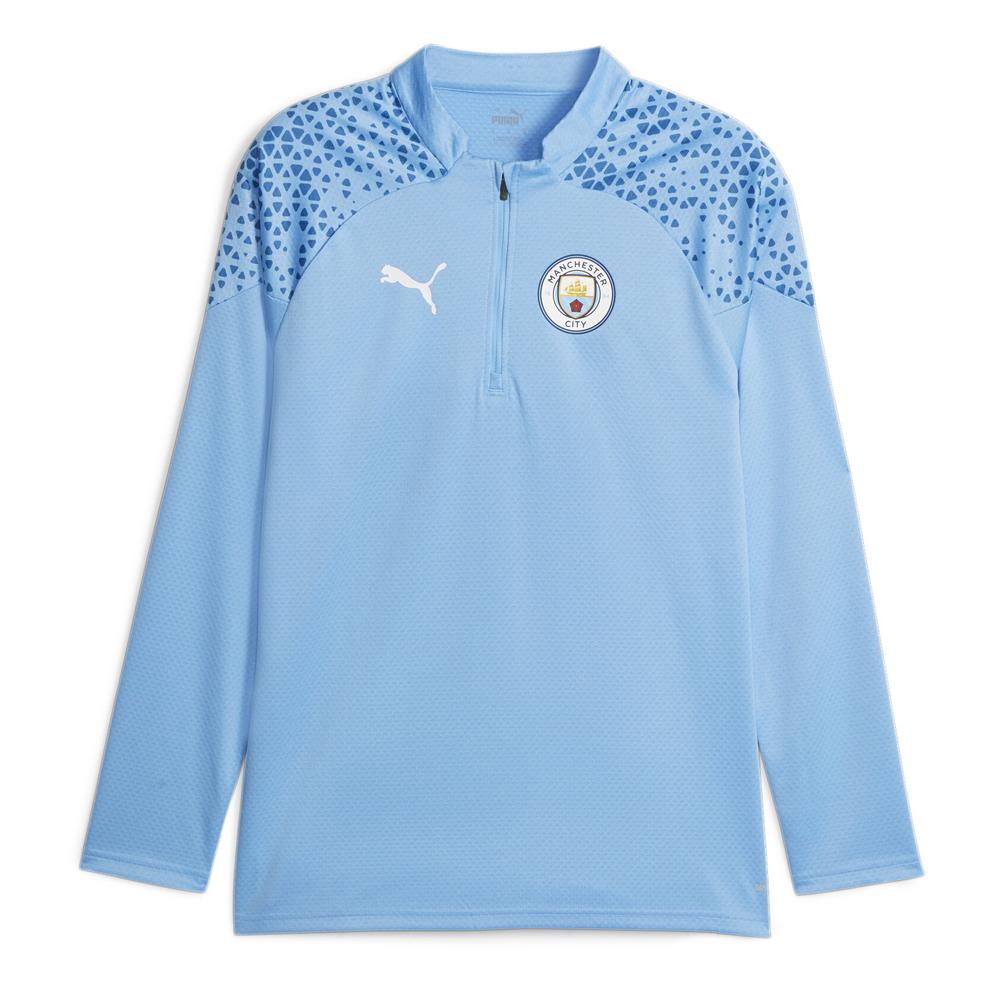 Puma Manchester City Sweat 1/4 zip Bleu Homme Puma 2023/2024