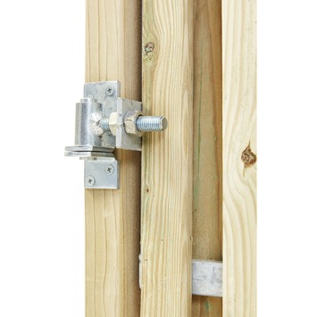 Tuinpoort hout beton schutting grenen hout links 110 cm