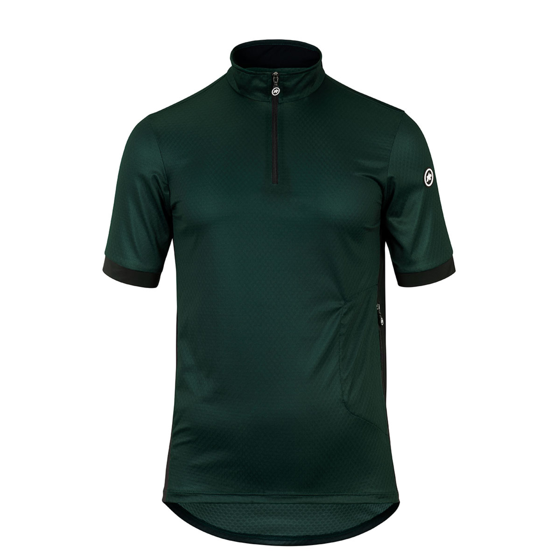 Assos MILLE GTC C2 Gravel Fietsshirt Korte Mouwen Donkergroen/Zwart Heren