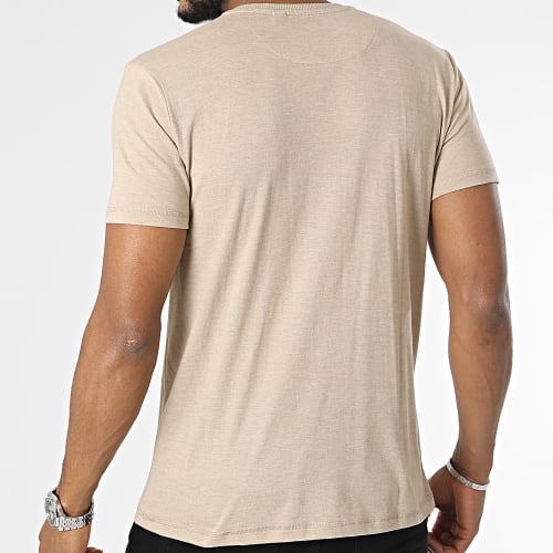 Tee Shirt A Poche Beige