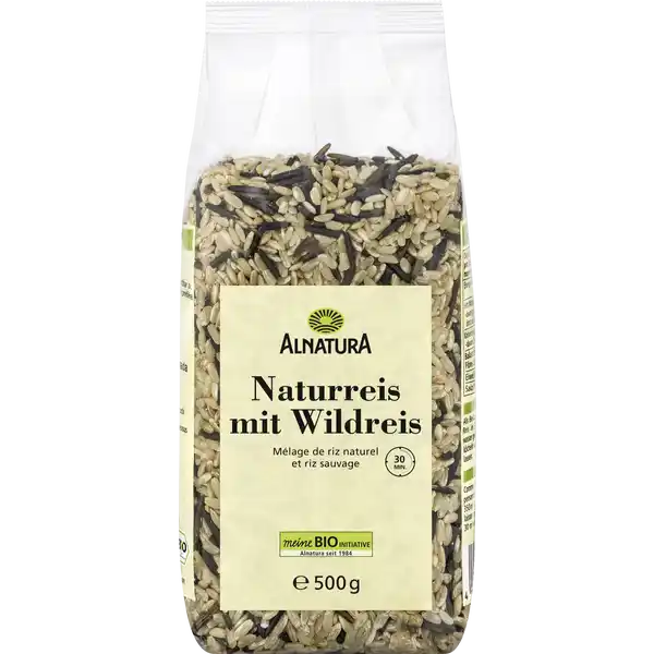 Bio Naturreis mit Wildreis