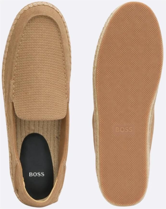 BOSS Espadrilles 'Madeira' donkerbeige