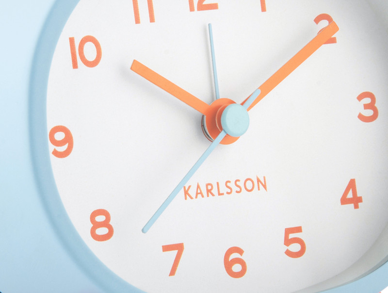 Alarm Clock Cheeky Oval KA6025LB Soft blue