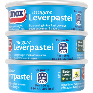 Unox Leverpastei Mager 168 g