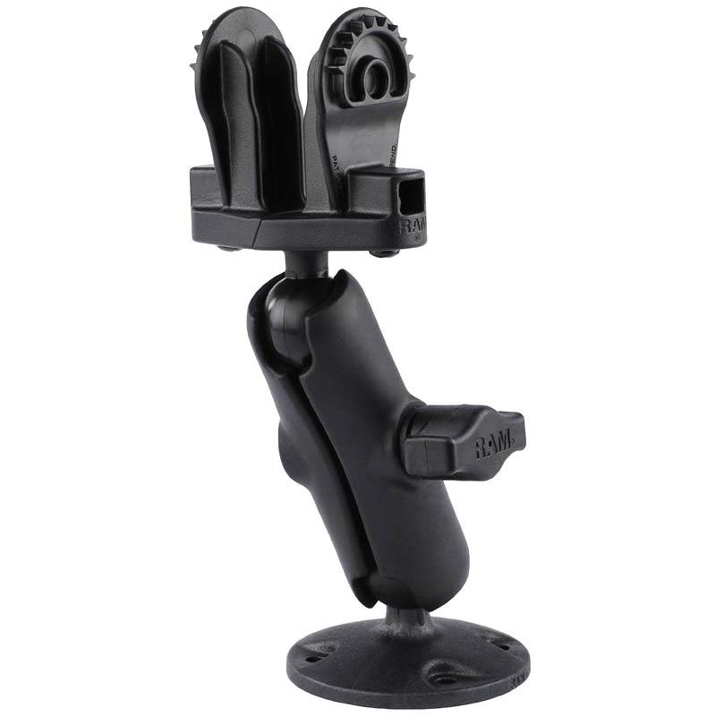 Support Horizontal Ram Mounts Pour Lowrance Hook²-4 Et Reveal 5 Boule C